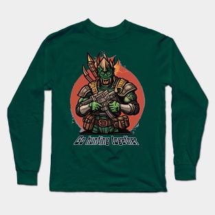 Alien creature cartoon t-shirt Long Sleeve T-Shirt